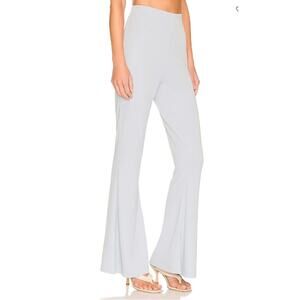 L'Academie Chance Light Blue Pull-On Flare Pants Stretchy Jersey Size Small